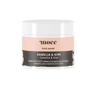 Moee Fruit Mood, Soothing and Hydrating Eye Cream Camellia & Kiwi Extract (Nawilżająco-łagodzący krem pod oczy Kamelia i kiwi)
