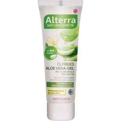 Alterra Olfreies Aloe Vera - Gel Bio-Aloe Vera & Bio-Quitte (Lekki żel z aloesem)