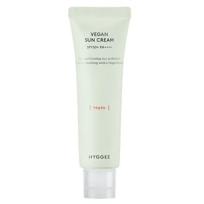 Hyggee Vegan Sunscreen SPF50+ PA++++ (Wegański krem przeciwsłoneczny)
