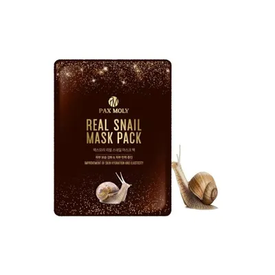 Pax Moly Real Snail Mask Pack (Maska w płachcie z ekstraktem ze śluzu ślimaka)