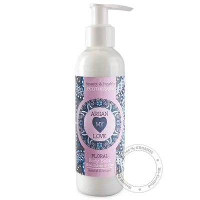 Argan My Love Odżywczy balsam do ciała z masłem Shea 'Różane ogrody'