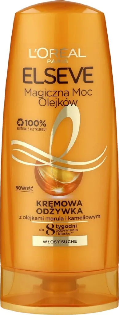 L'Oreal Paris Elseve, Magiczna Moc Olejków, Kremowa odżywka z olejkami marula i kameliowym