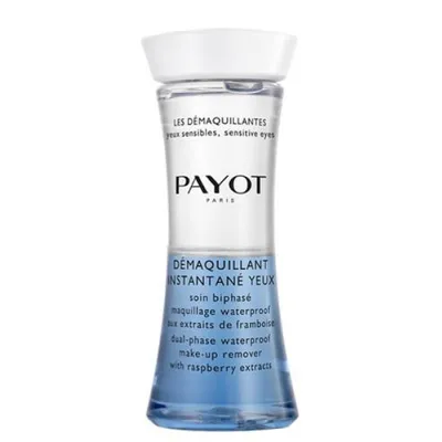 Payot Les Demaquillantes, Demaquillant Instantane Yeux [Dual-Phase Waterproof Make-Up Remover] (Płyn z wyciągiem z malin do demakijażu wodoodpornego make-upu oczu)