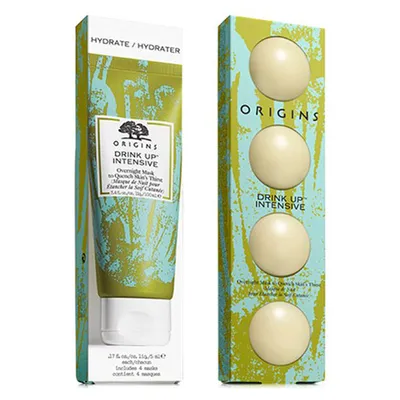 Origins Drink Up, Intensive Mask Pod Strip (Nawilżająca maska na noc)