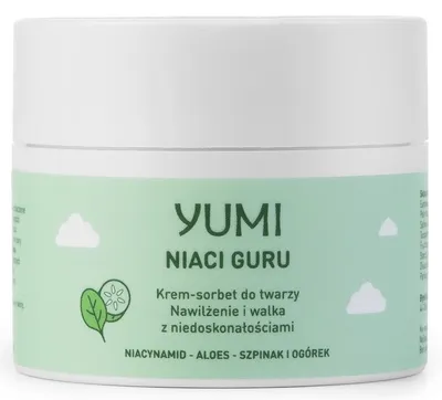 Yumi Niaci Guru, Krem - sorbet do twarzy `Nawilżenie i walka z niedoskonałościami`