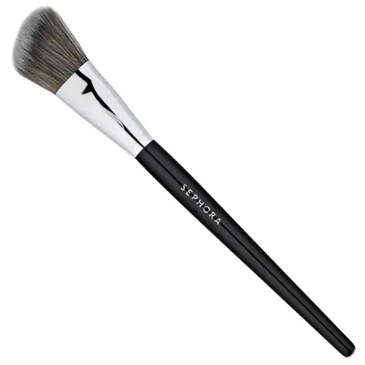 Sephora Collection, PRO Angled Blush Brush #49 (Profesjonalny pędzel do różu nr 49)