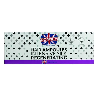 Ronney Professional Hair Ampoules Intensive Silk Regenerating (Ampułki do włosów)