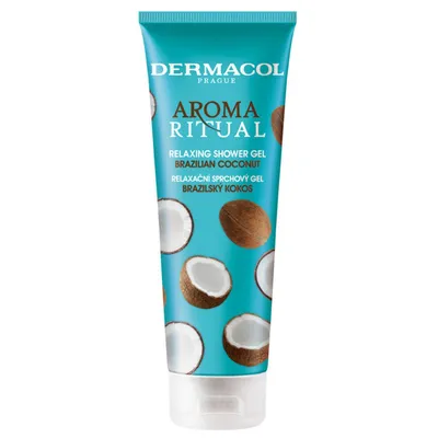 Dermacol Aroma Ritual Shower Gel Brazilian Coconut (Relaksujący żel pod prysznic `Brazylijski kokos`)