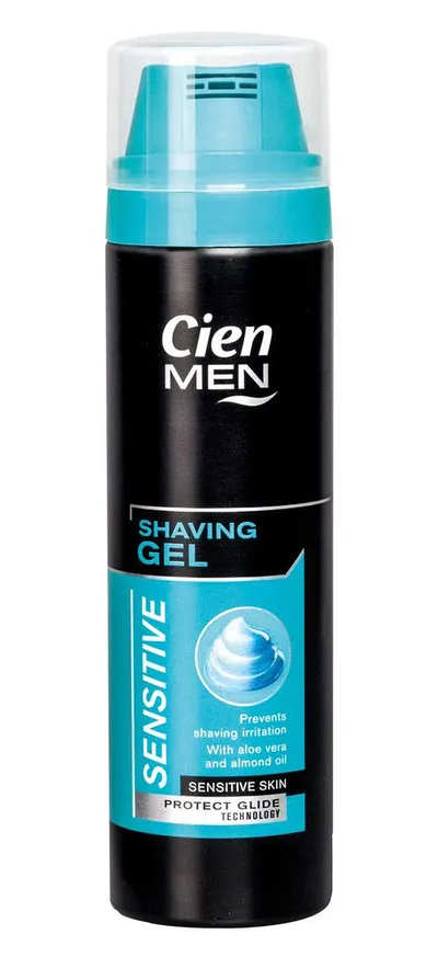 Cien Men, Shaving Gel `Sensitive` (Żel do golenia dla mężczyzn)