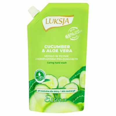 Luksja Essence, Mydło w płynie `Ogórek i aloes`