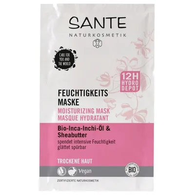 Sante Naturkosmetik Feuchtigkeits Maske Bio-Inca-Inchi-Öl & Sheabutter (Maseczka do twarzy do skóry suchej)