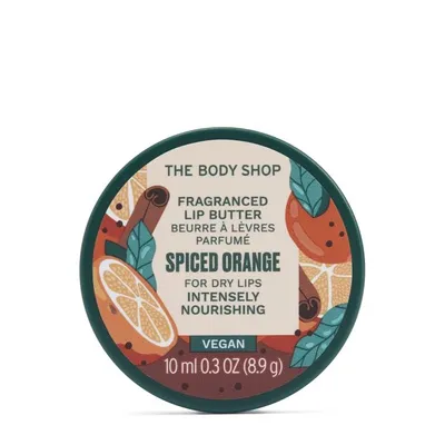 The Body Shop Spiced Orange, Lip Butter (Wegańskie masełko do ust Pikantna `Pomarańcza `)