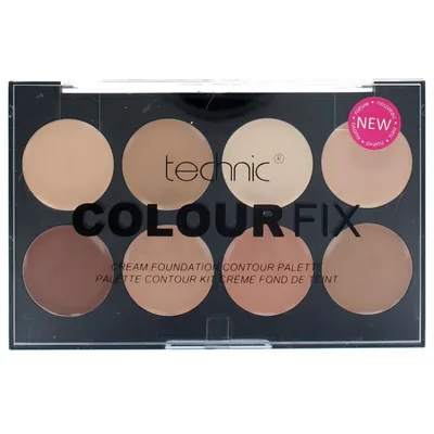 Technic Colour Fix, Cream Foundation Contour Palette (Kremowa paleta do konturowania)