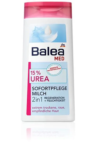 Balea 15%  Urea Sofortpflege Milch  2in1 (Balsam do ciała z mocznikiem 15 %)