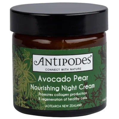 Antipodes Avocado Pear, Nourishing Night Cream (Odżywczy krem na noc z olejem z awokado)