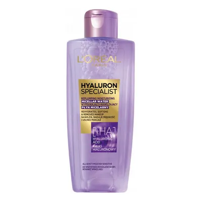 L'Oreal Paris Hyaluron Specialist, Replumping Moisturizing Micellar Water (Płyn micelarny do demakijażu)