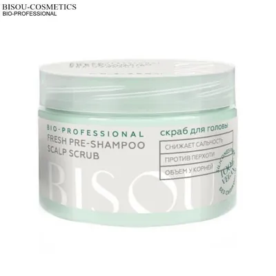 Bisou Bio-professional,  Fresh Pre-Shampoo Scalp Scrub (Peeling do skóry głowy)