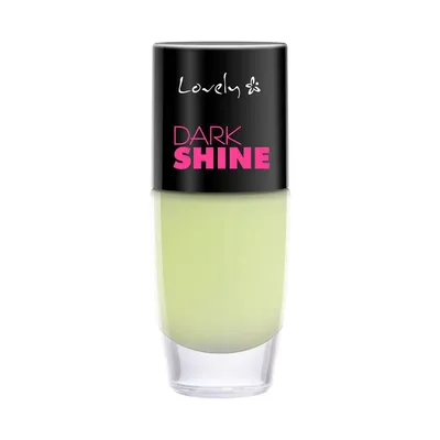 Lovely Dark Shine (Bezbarwny fosforyzujący lakier do paznokci)