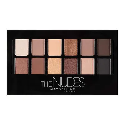 Maybelline New York Expert Wear, The Nudes Eyeshadow Palette (Paleta 12 cieni do oczu)