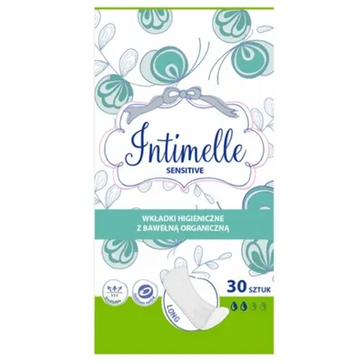Intimelle Long Sensitive, Wkładki higieniczne z bawełną organiczną