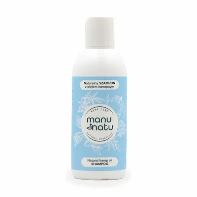 Manu Natu Naturalny szampon z olejem konopnym