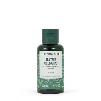 The Body Shop Tea Tree Skin Clearing Facial Wash (Wegański oczyszczający żel do mycia twarzy)