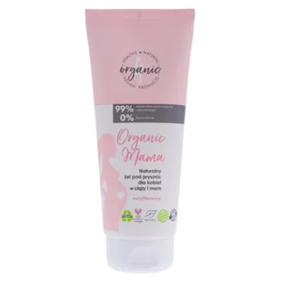 4Organic Organic Mama, Naturalny żel pod prysznic dla kobiet w ciąży i mam