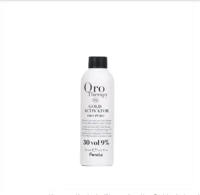 Fanola Oro Therapy, Gold Activator (Aktywator do koloryzacji w kremie 9% 30vol)