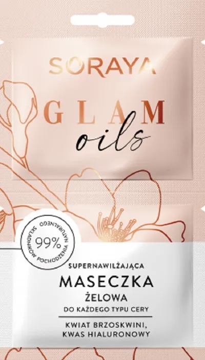 Soraya Glam Oils, Supernawilżająca maseczka żelowa