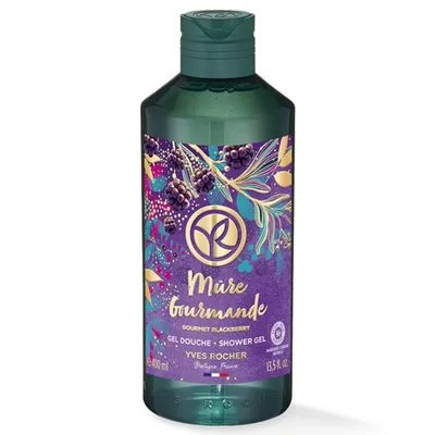 Yves Rocher Collection de Noel 2021, Mure Gourmande, Gel Douche (Żel pod prysznic `Słodka jeżyna`)