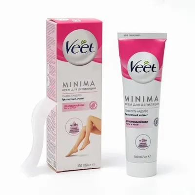 Veet Minima, Hair Removal Cream Normal Skin (Krem do depilacji 3 minuty skóra normalna)