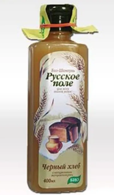 Fratti Rosyjskie Pole, Bio Szampon rewitalizujący  do wszystkich rodzajów włosów `Czarny chleb`