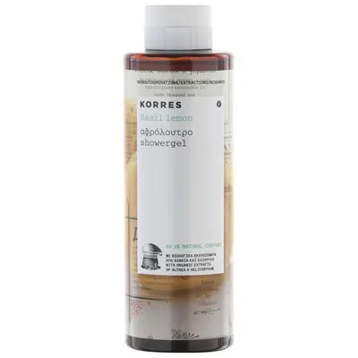 Korres Basil Lemon, Shower Gel (Żel pod prysznic o zapachu bazylii i cytryny)