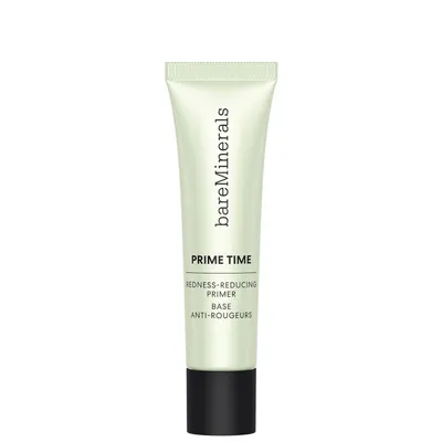 bareMinerals Prime Time, Redness Reducing Primer (Baza pod makijaż redukująca zaczerwienienia)