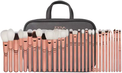 Zoeva Makeup Artist Zoe Bag, Rose Golden Vol. 3 (Zestaw pędzli w torbie dla wizażystów)