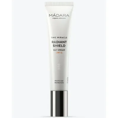 Madara Organic Skincare Time Miracle, Radiant Shield SPF 15 (Krem na dzień z filtrem SPF15)