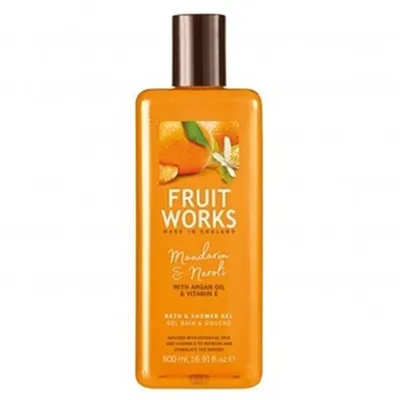Grace Cole Fruit Works, Mandarin & Neroli Bath & Shower Gel (Żel pod prysznic o zapachu mandarynek i neroli)