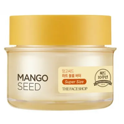 The Face Shop Mango Seed, Volume Butter For Face (Dogłębnie nawilżające masło do twarzy)