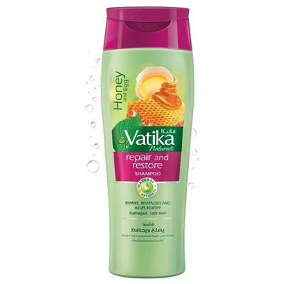 Dabur Vatika, Naturals Egg Protein Rejuvenating Shampoo (Szampon do włosów zniszczonych i rozdwajających się)