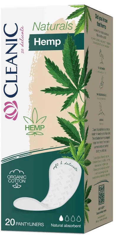 Cleanic Naturals Hemp, Wkładki higieniczne