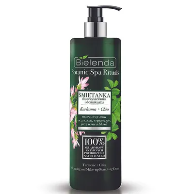 Bielenda Botanic Spa Rituals, Śmietanka do oczyszczania i demakijażu `Kurkuma + chia`
