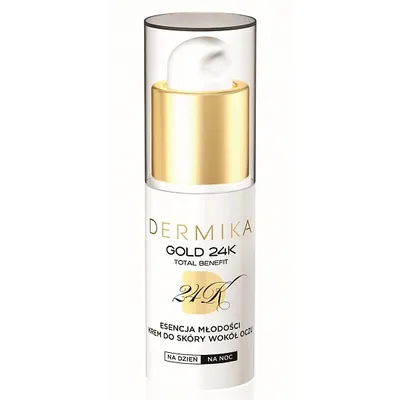 Dermika Gold 24K Total Benefit Esencja Młodości,  Krem pod oczy