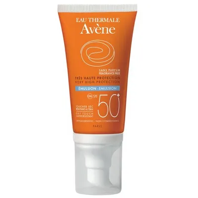 Eau Thermale Avène Tres Haute Protection Emulsion [Very High Protection Emulsion] SPF 50+ (Fluid SPF50+ z formułą suchy dotyk)