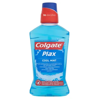 Colgate Plax, Cool Mint, Mouthwash (Płyn do płukania jamy ustnej (nowa wersja))