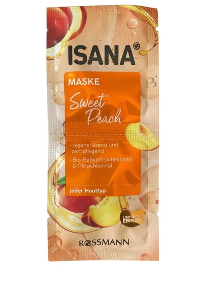 Isana Sweet Peach, Maske (Sweet Peach, Kremowa maska do twarzy)