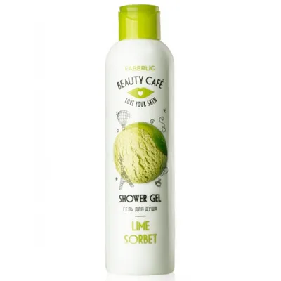 Faberlic Beauty Cafe, Żel pod prysznic `Limonkowy sorbet`