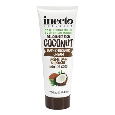 Inecto Deliciously Rich Coconut, Bath & Shower Cream (Kremowe mydło do kąpieli i pod prysznic z naturalnym olejkiem kokosowym)