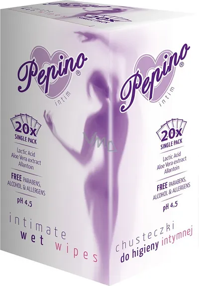 Pepino Intim, Intimate Wet Wipes (Chusteczki do higieny intymnej)