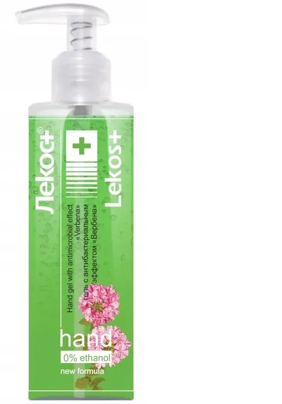 Markell Cosmetics Lecos +, Żel do mycia rąk z efektem antybakteryjnym `Drzewo herbaciane & werbena`