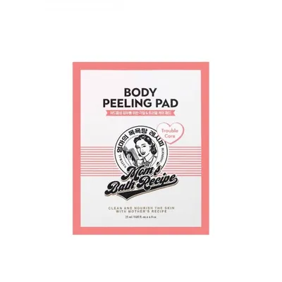 Mom's Bath Recipe Body Peeling Pad Trouble Care (Złuszczający płatek do ciała do skóry problematycznej)